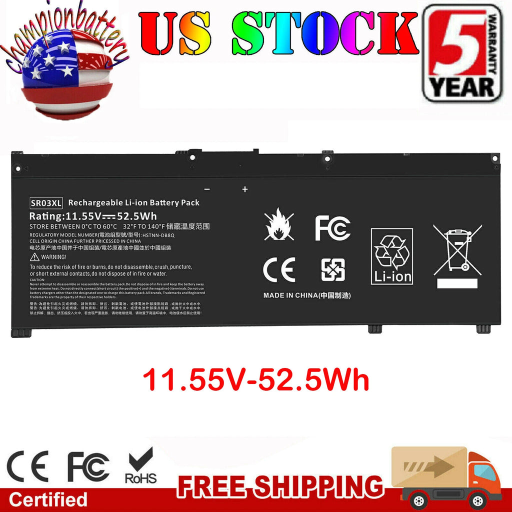 SR03XL Battery for HP Pavilion 15-cx 15-cx0000 HSTNN-DB8Q HSTNN-IB8L L08855-855