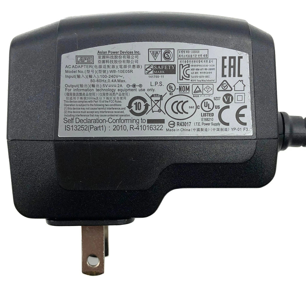 NEW Original APD WB-10E05R AC Power Adapter 5V 2A 10W Power Charger OEM