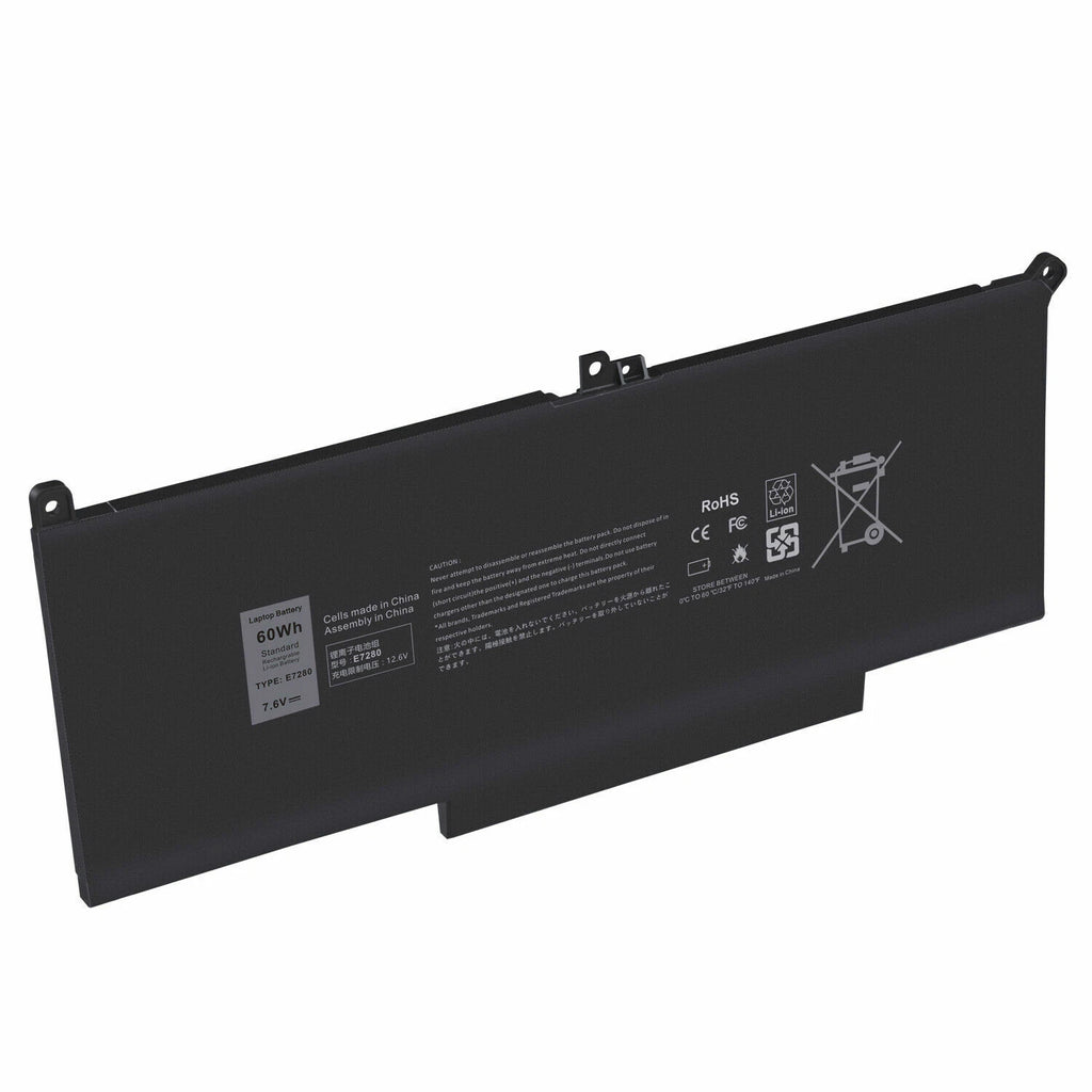 Battery for Dell Latitude 12 13 14 Series E7280 E7290 E7380 E7390 E7480 E7490
