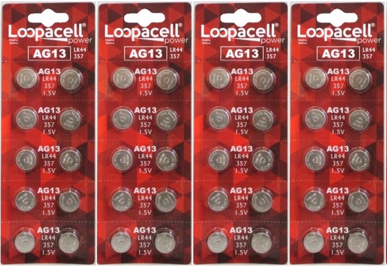 40 LR44 AG13 357 357A A76 303 L1154 1.5 Volt Alkaline Batteries Ships From USA