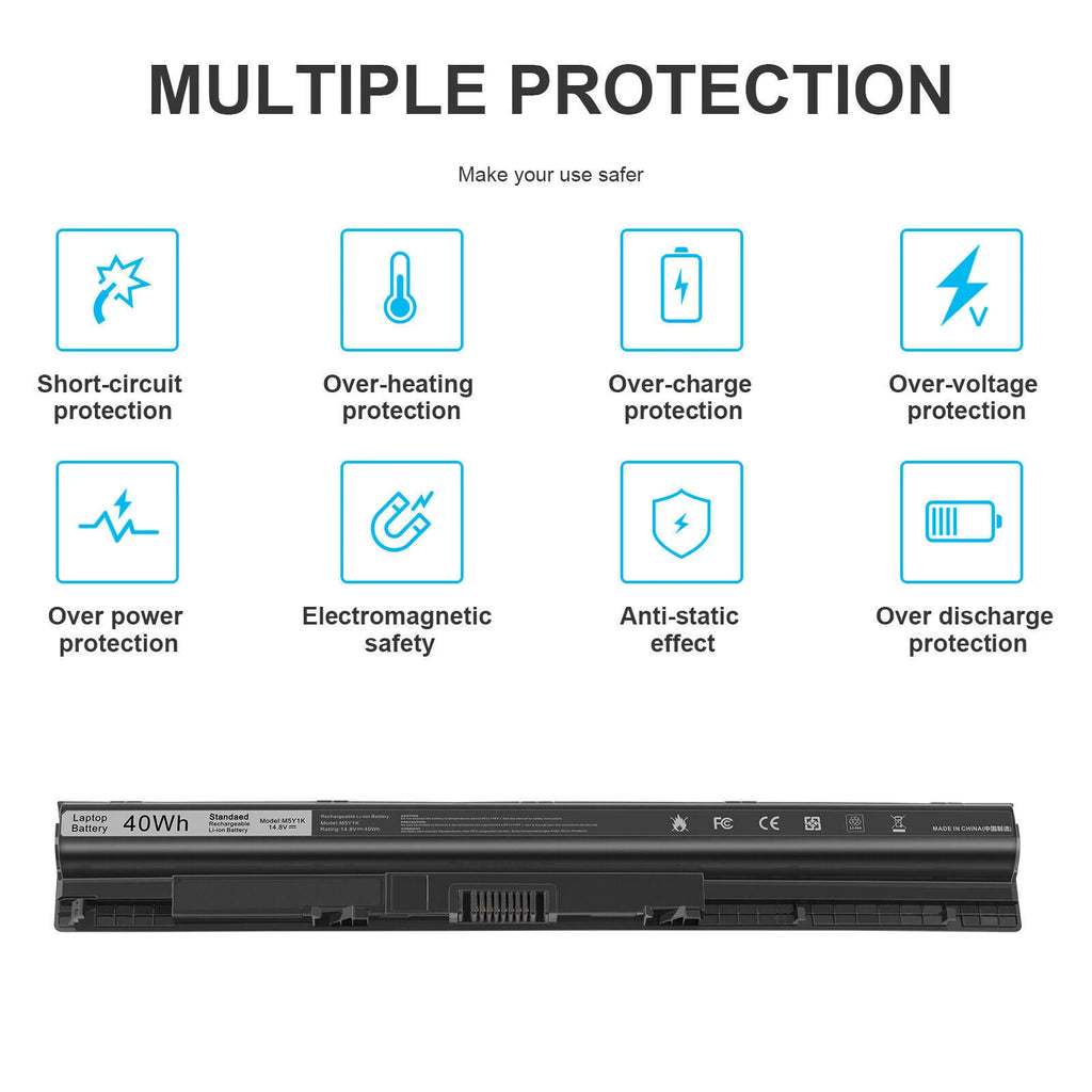 M5Y1K K185W Laptop Battery 40Wh For Dell Inspiron 3451 3458 5455 5551 5555 5558