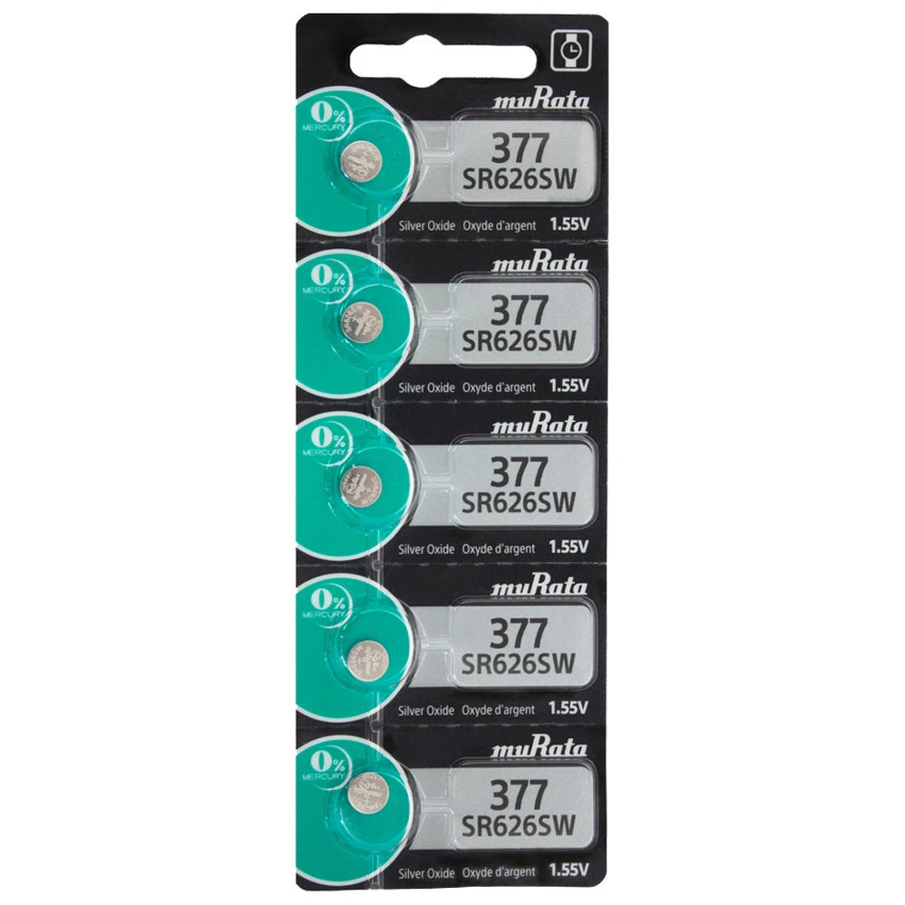 20 Murata SR626SW SR626W SR626 Silver Oxide 1.55V Battery - Replaces Sony