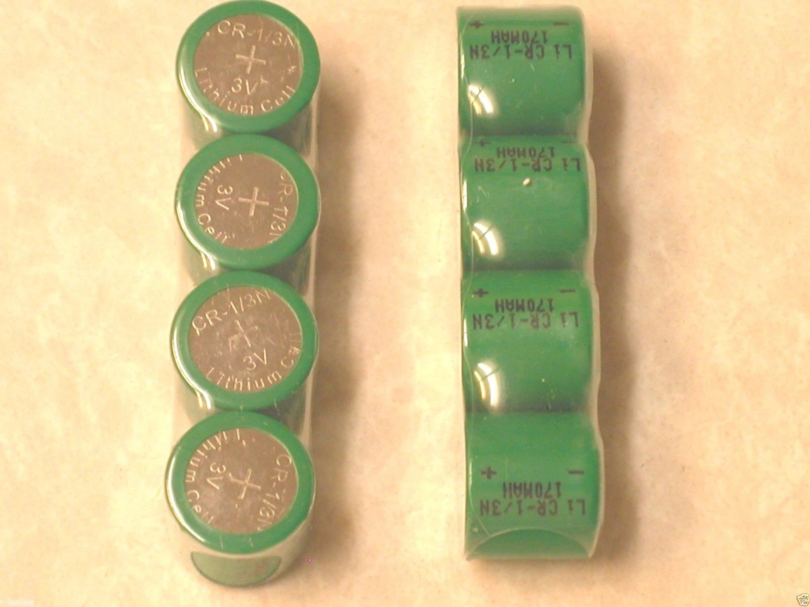 20 pk Eunicell CR1/3N 2L76 1/3N LITHIUM BATTERY DOG COLLAR TACTICAL VIRIDIAN