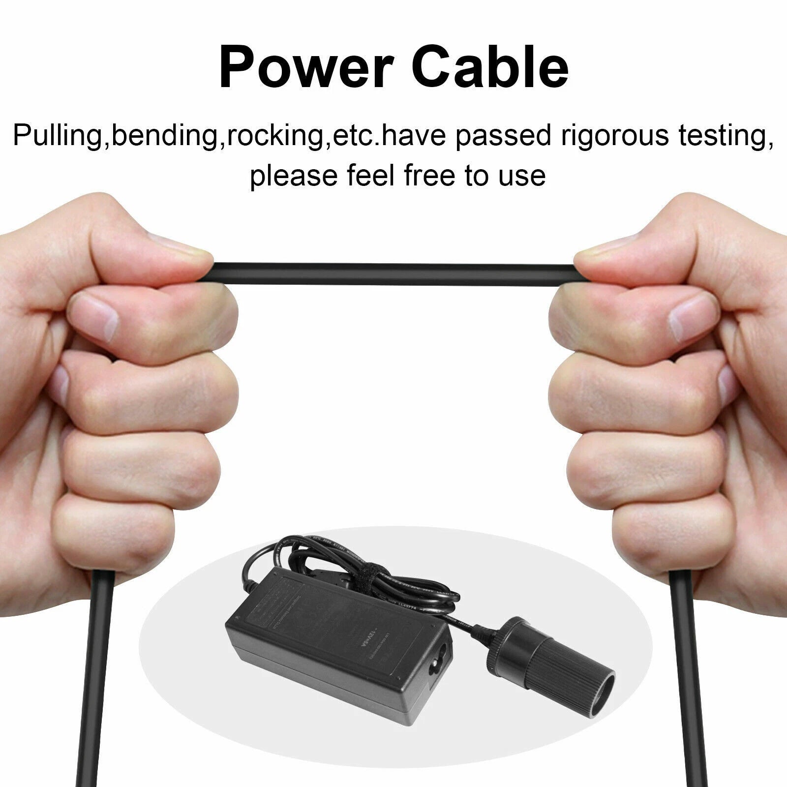 AC~DC 100~240V to 12V Converter Car Cigarette Lighter Socket Power Supply 60W