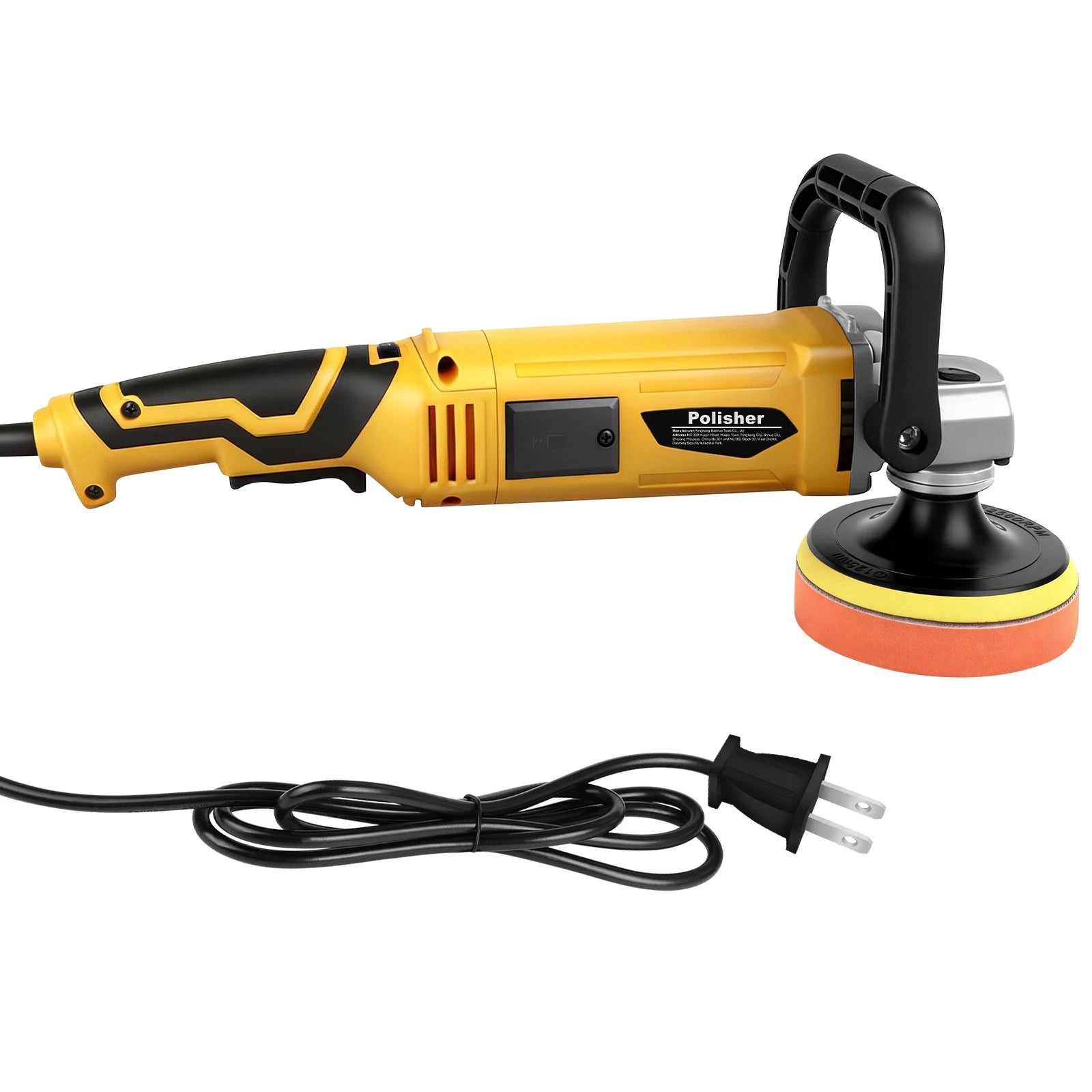 ??2000W Rotary Car Polisher Buffer Sander w/ 5" 6"7"Polishing Machine Waxer Pad