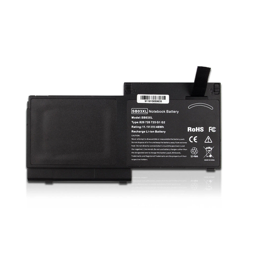 Battery SB03XL For HP Elitebook 720 G1 G2 725 820 825 717378-001 716726-421 46Wh