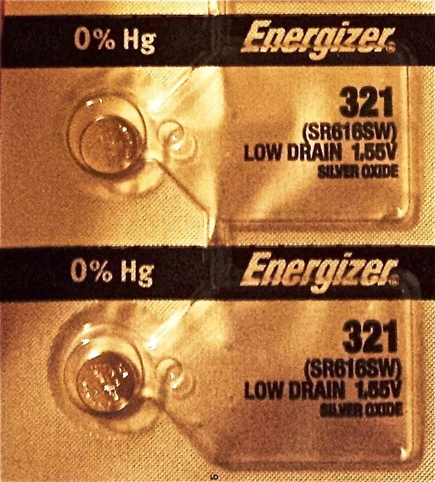 ENERGIZER 321 SR616SW SR616 SILVER OXIDE (10piece) WatchBattery AuthorizedSeller