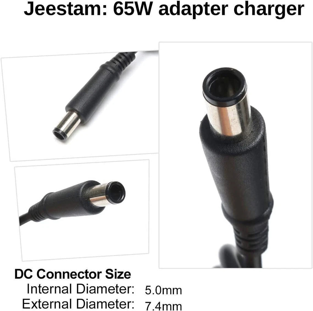 65W Power Cord Adapter For Dell Latitude 3190 5300 7300 7400 Laptop/PC Charger