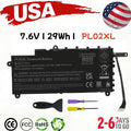 LAPTOP Battery PL02XL for HP Pavilion 11 X360 11-N010DX 11-N030TU 751875-001
