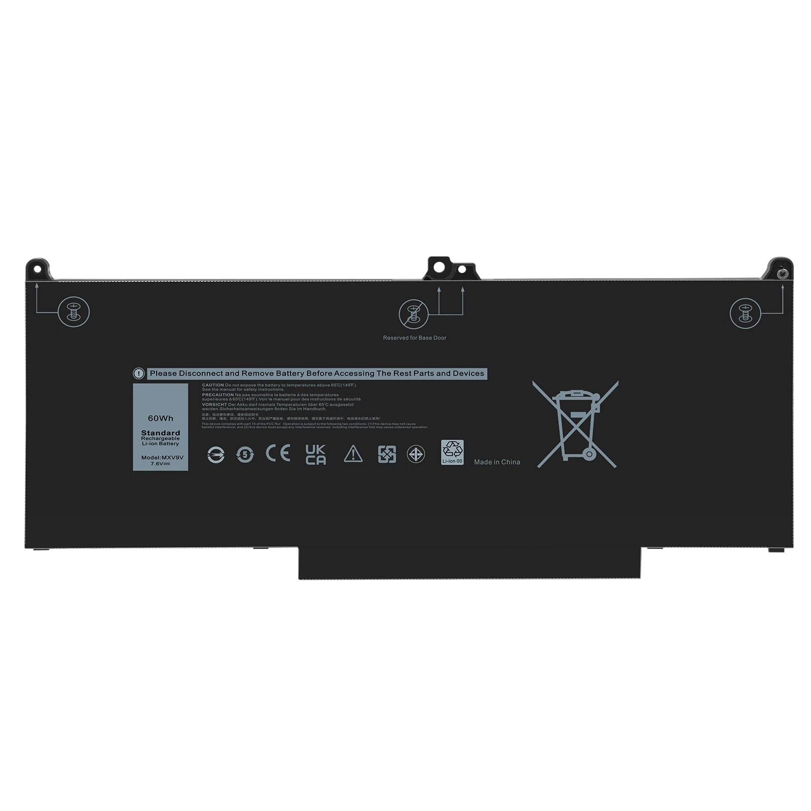 MXV9V Battery For Dell Latitude 5300 5310 7300 7400 E5300 E7300 E7400 5VC2M US