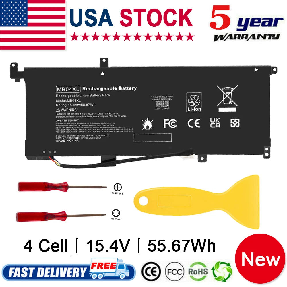 MB04XL FOR HP BATTERY 15.4V 55.67Whr ENVY M6-AQ M6-AQ005DX SERIES 844204-850