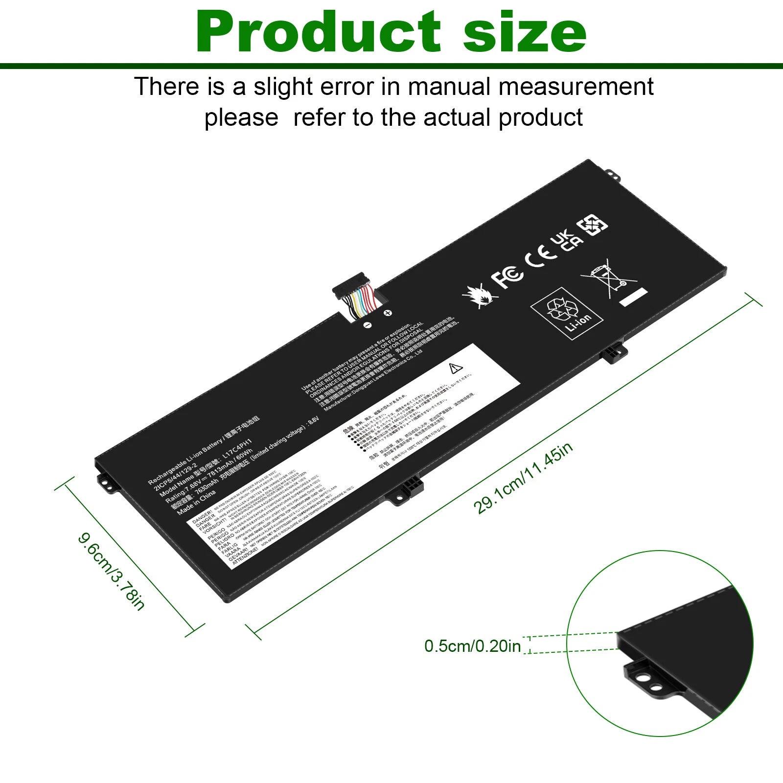 Battery L17C4PH1 L17M4PH1 For Lenovo Yoga C930-13IKB C930-13IKB-81EQ 7.68V 60WH