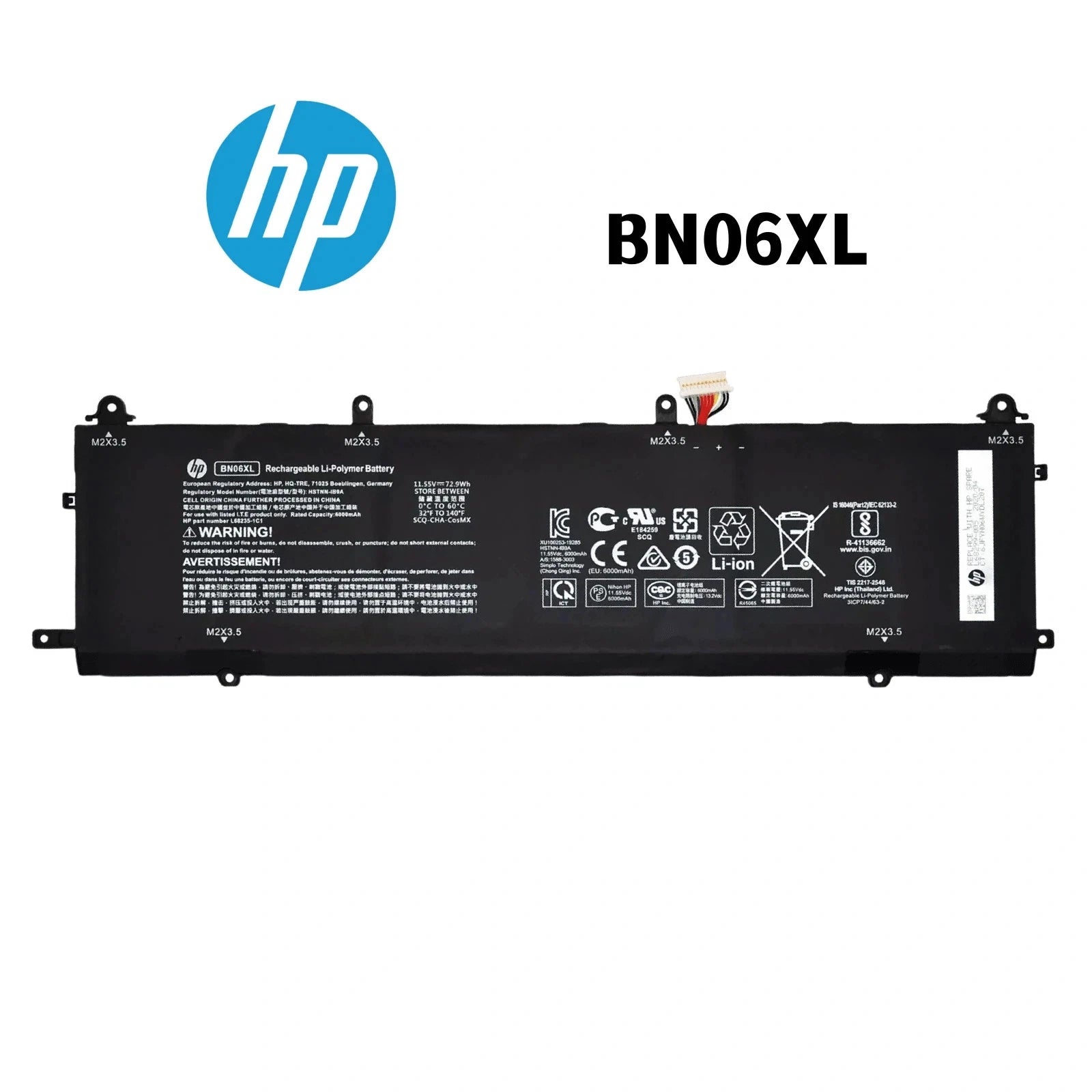 New Genuine BN06XL BN06072XL battery for HP Spectre X360 Convertible 15-EB