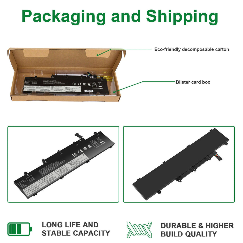 Battery for Lenovo ThinkPad E14 E15 Gen 2 L19C3PD5 L19D3PD5 L19M3PD5 L19L3PD5