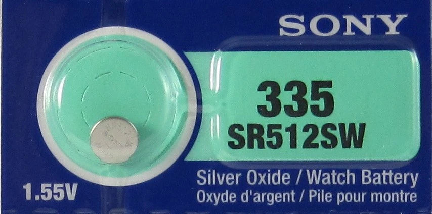 4 Sony Silver Oxide SR512SW SR512W SR512 1.55V Watch Battery