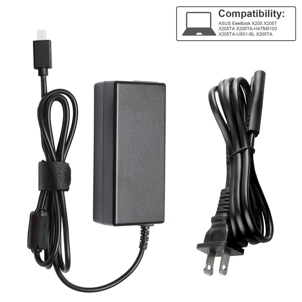 33W AC Adapter Charger For ASUS Eeebook X205 X205T E200HA E200 L200HA L200H L200