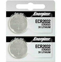 2 Piece Fresh ENERGIZER CR2032 WATCH BATTERIES 3V LITHIUM CR 2032 DL2032 BR2032