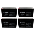 NEW 4pc 6V 12Ah SLA Battery WB6120F1 For UB6120, D5736, PS6100