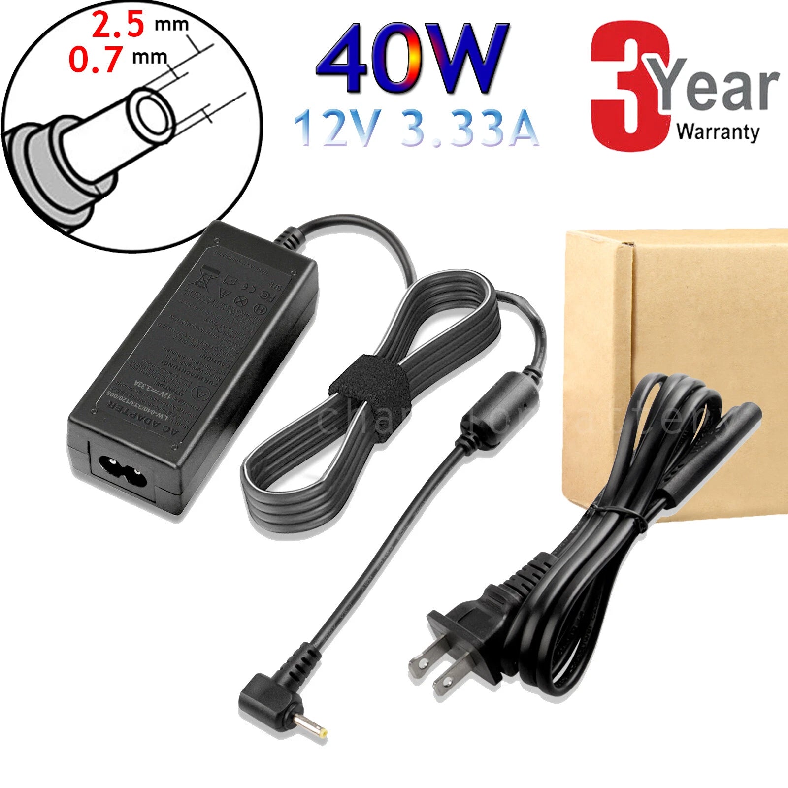 40W AC power charger 4 Samsung tablet XE700T1C XE500T1C adapter 12V 3.33A