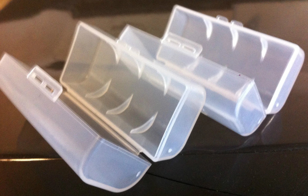 Brand New "2" Plastic Storage Case Holder Boxes for 26650 Battery