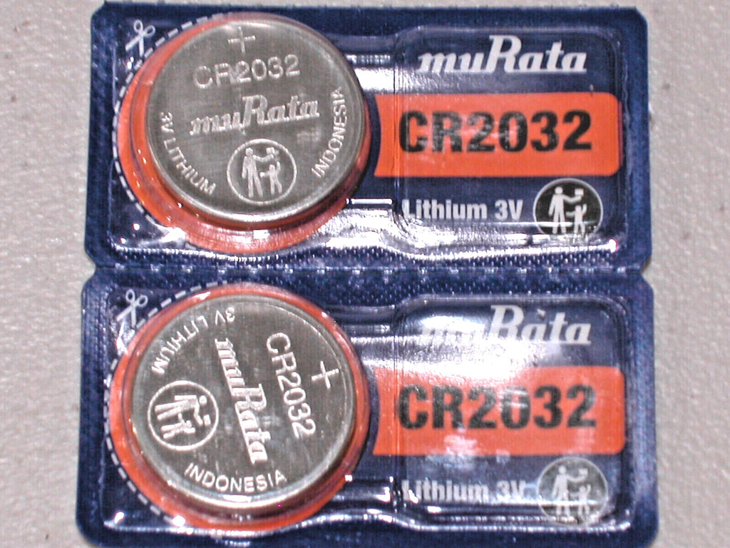 2 pc MURATA CR2032 lithium 3v battery cr 2032 Sony (EXPIRATION DATE 2032)