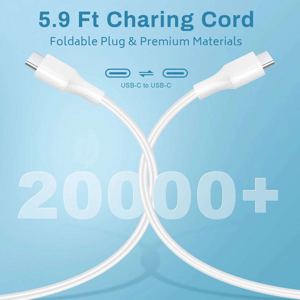 LOT 61W USB C AC Adapter Charger for Apple MacBook Pro 13" A1708 A1718 + Cable