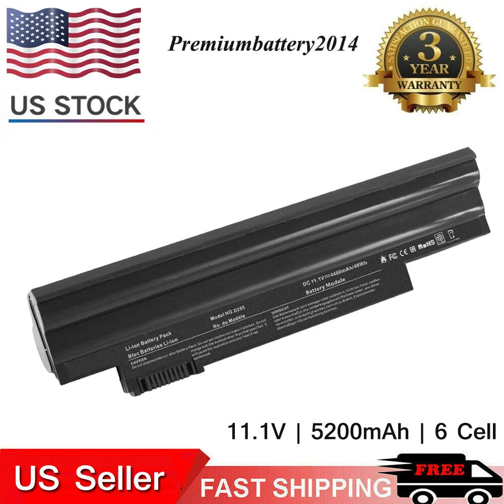 6 Cells Battery For ACER Aspire one 522 722 D255 D255E D260 D270 AL10A31 AL10B31