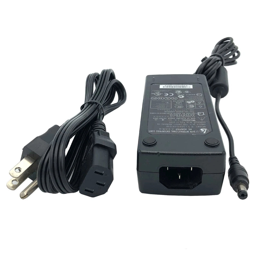 NEW Genuine Li Shin 18W AC Power Adapter LSE0107A1230 Charger 12V 2.5A
