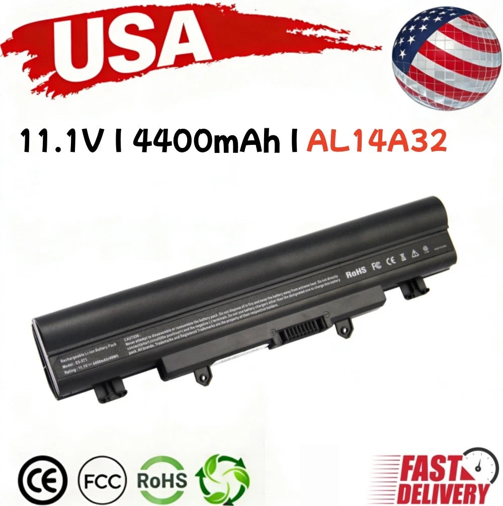 AL14A32 Battery For Acer Aspire E5-571 E5-411 E5-421 E5-471 E5-511 E5-571 E5-572