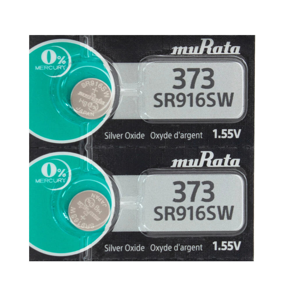 Fresh New 5 Pc Murata OEM Replacement Battery Cell 373 SR916SW- Replaces Sony