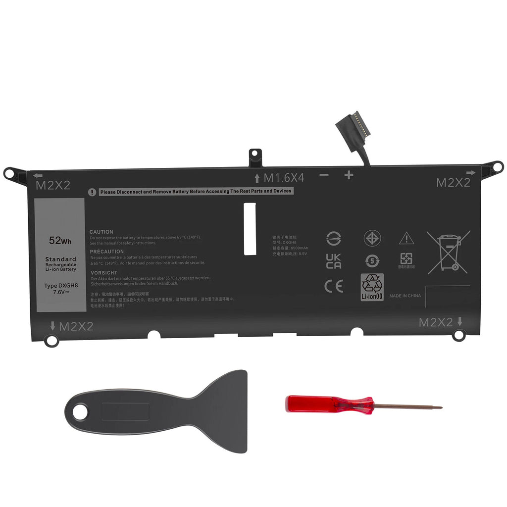 Battery DXGH8 For Dell XPS 13 9370 9380 Inspiron 13 7390 7391 2-in-1 5390 0DRRP