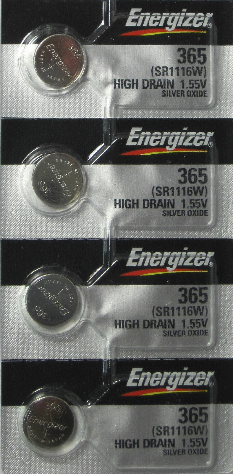 365 Battery Replacement Watch Battery Equivalent Energizer x 4