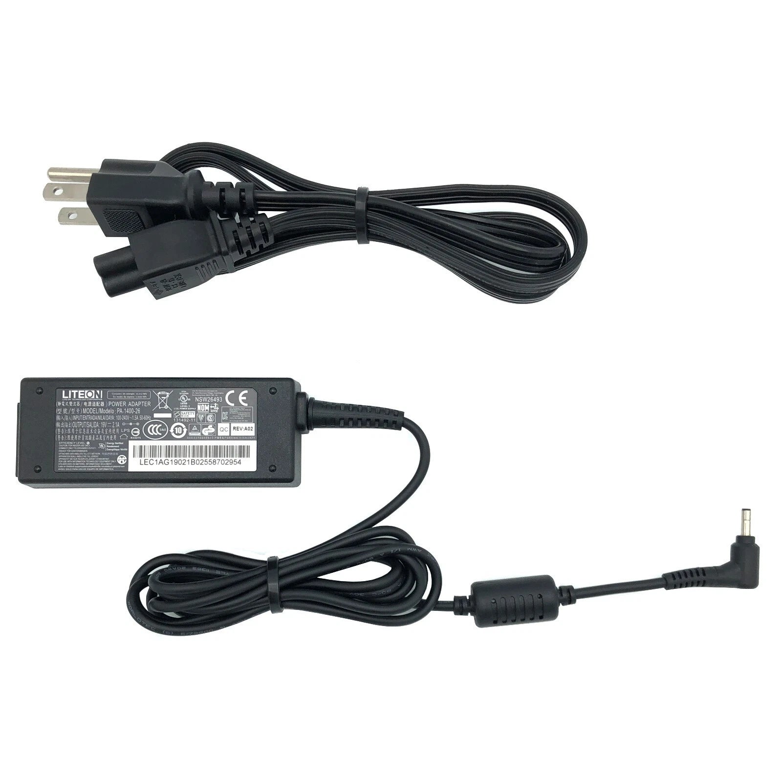 NEW Original LiteOn 19V AC Power Adapter Charger for Samsung Series 5 Notebooks