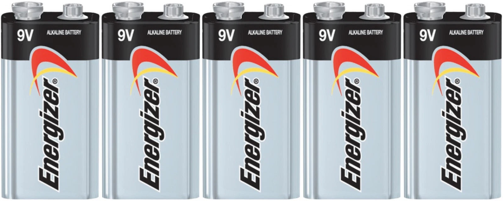 5 FRESH Energizer Max 9V 9 Volt E522 1604 Alkaline Battery Bulk EXP 2023