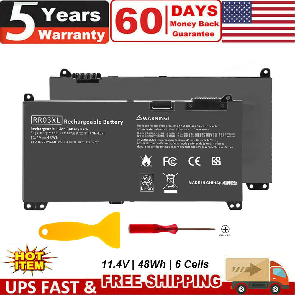 RR03XL Laptop BATTERY FOR HP ProBook 430 440 450 470 G4 G5 851610-850 851477-832
