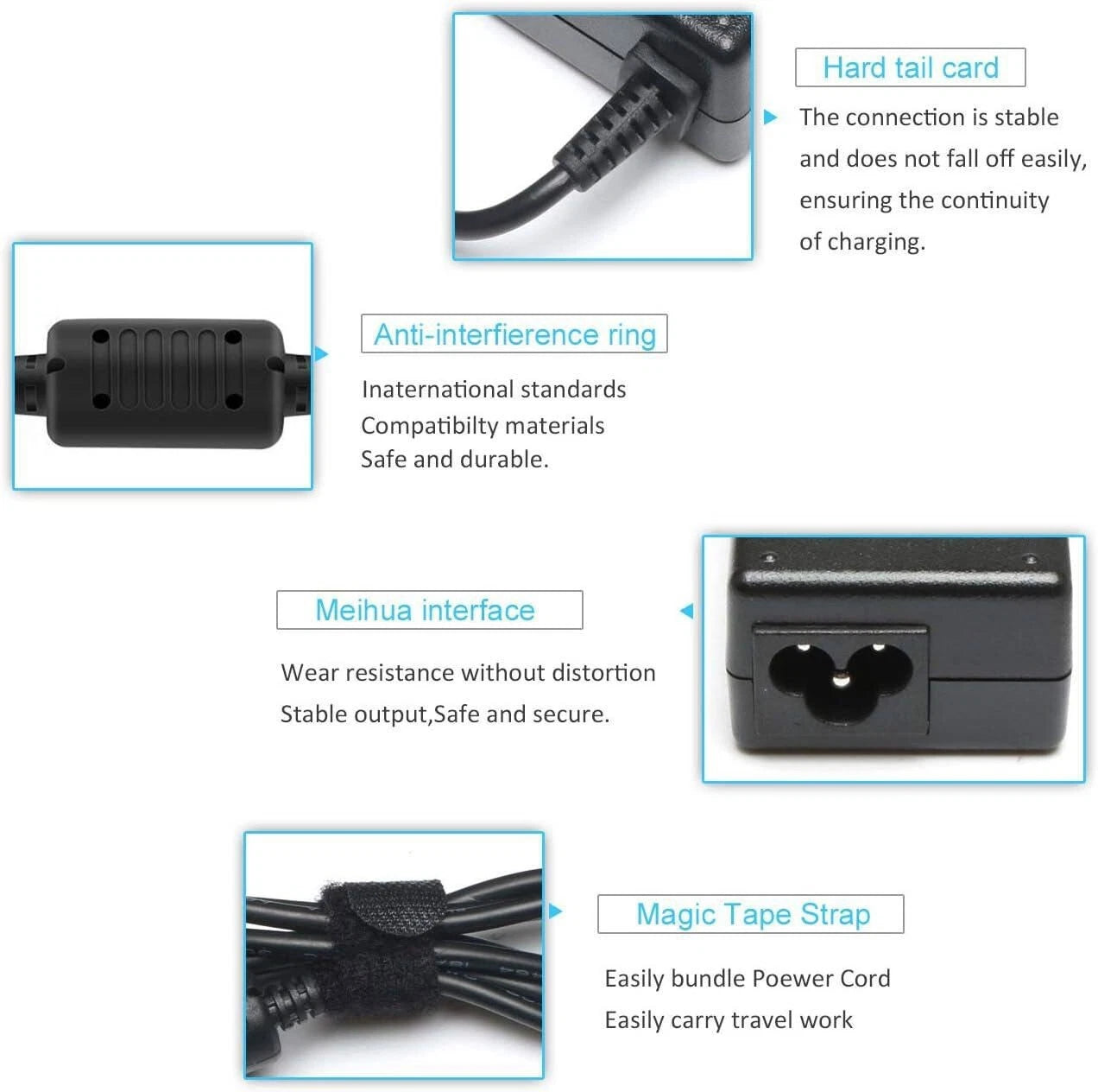 65W AC Power Charger Adapter For HP ProBook 430 G1 G2 440 450 455 645 650 655