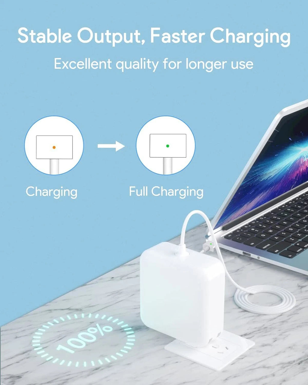 Mac Book Air Charger Replacement AC 45W T-tip Power Adapter Laptop Charger 2012