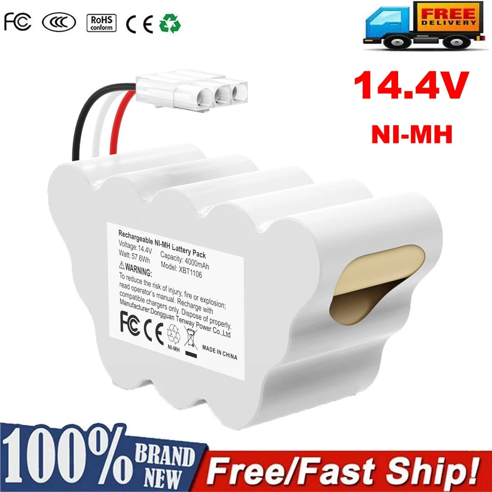 14.4V 4Ah Ni-Mh Battery for Shark XB1100 SV1112 Freestyle Navigator Stick Vac