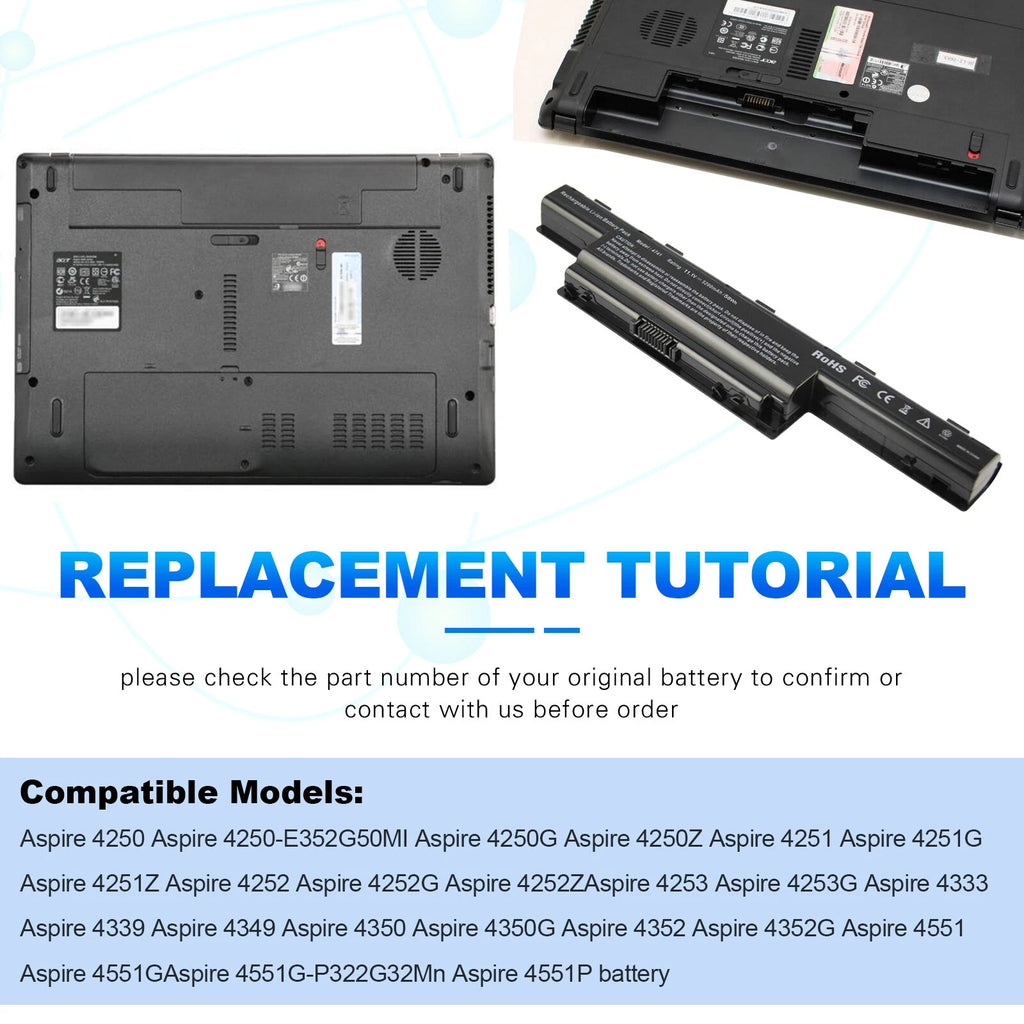 Battery For Acer Aspire 5560G 5733 5733Z 5741 5736Z 5741G 5741Z 5742 5742G 5742Z