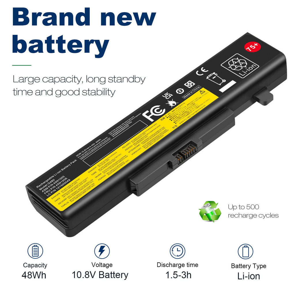 Y480 Battery For Lenovo ThinkPad Z480 G580 G480 G405 Z380 Z580 G580 G700 L116Y01
