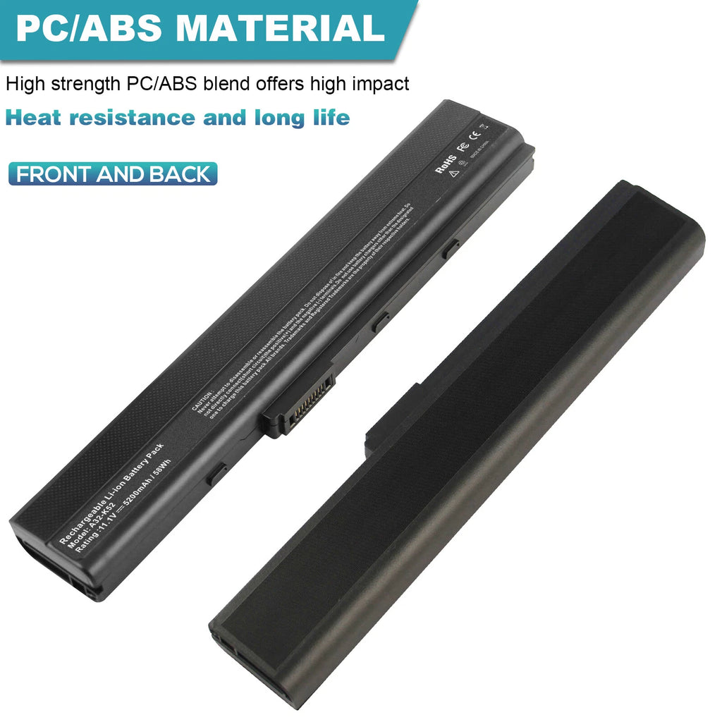 LOT A42-K52 Battery For Asus K52 N82 A52 A31-K52 A32-K52 A41-K52 A32-N82 5200mAh