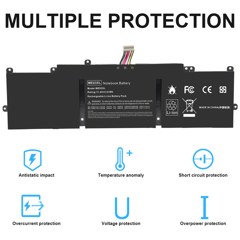 ME03XL Battery For HP Stream 11 13-C010NR Notebook 787521-005 787089-541