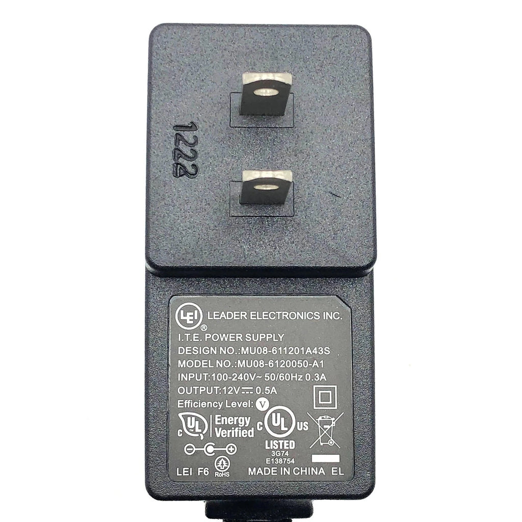 NEW Original LEI MU08-6120050-A1 Power Supply Adapter 12V 0.5A - 5.5x2.1mm Plug