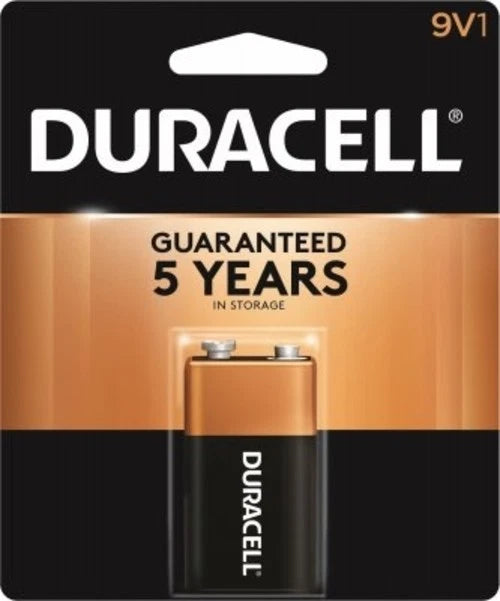 Duracell 9V 9 Volt MN1604B CopperTop Batteries x 12