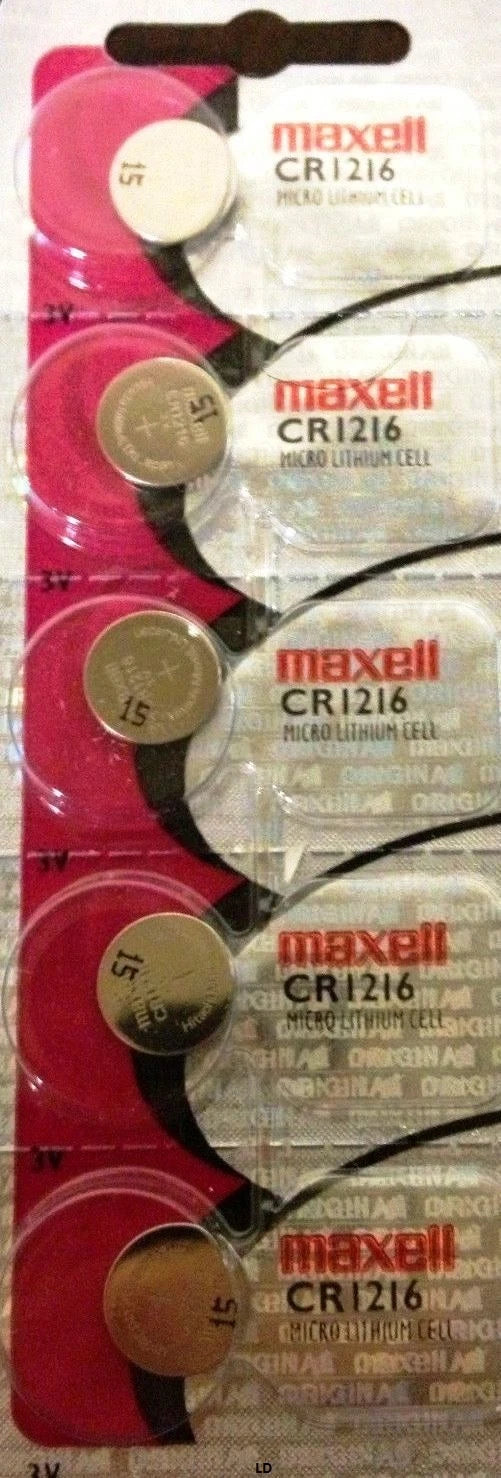 CR 1216 MAXELL LITHIUM BATTERIES (1 piece) 3V watch New Authorized Seller