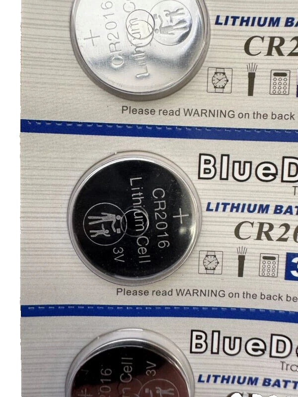 5 X CR2016 CR 2016 208-208 Lithium cell battery ~ USA Seller BlueDot Trading