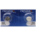 Renata Battery 392 Button Cell Watch 1.55V 2 Pcs