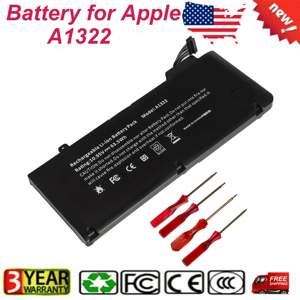 A1322 A1278 Battery For Apple MacBook Pro 13" A1278 Mid 2009/2010/2011/2012 FAST