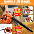 2 Cycle 26CC Handheld Gas Blower 275CFM Gas Powered Commercial Light Weight 2026