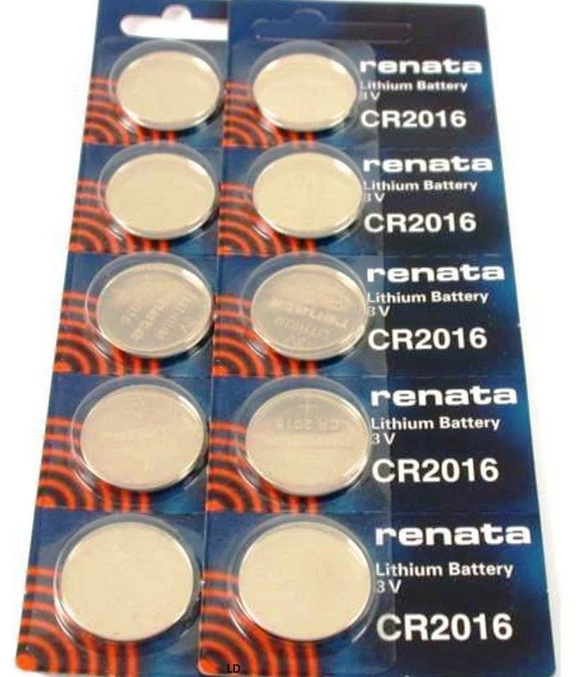 CR 2016 RENATA WATCH BATTERY ECR2016 CR2016 3V FREE SHIPPING Authorized Seller